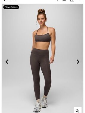 Prana Women's gray Heather High-Rise Leggings